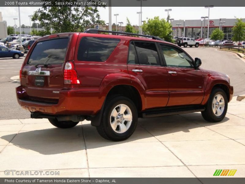 Salsa Red Pearl / Stone Gray 2008 Toyota 4Runner SR5