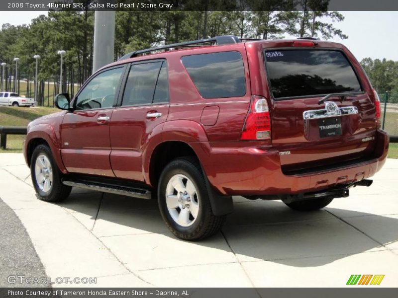 Salsa Red Pearl / Stone Gray 2008 Toyota 4Runner SR5