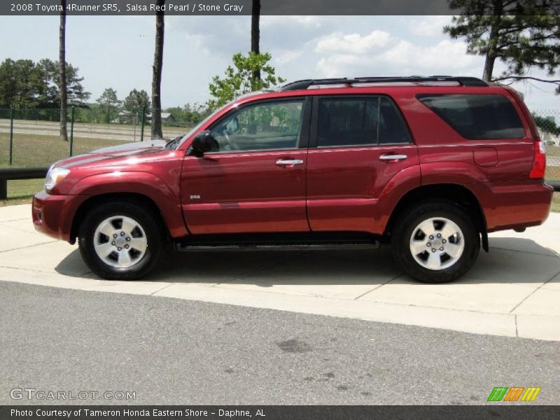Salsa Red Pearl / Stone Gray 2008 Toyota 4Runner SR5