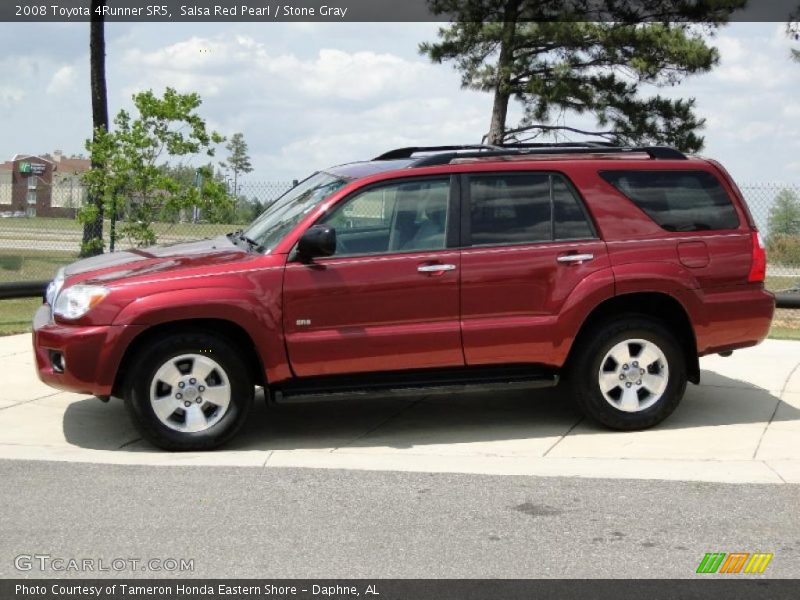Salsa Red Pearl / Stone Gray 2008 Toyota 4Runner SR5