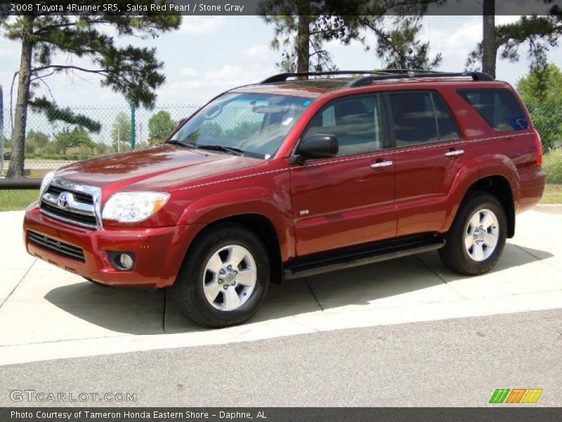 Salsa Red Pearl / Stone Gray 2008 Toyota 4Runner SR5