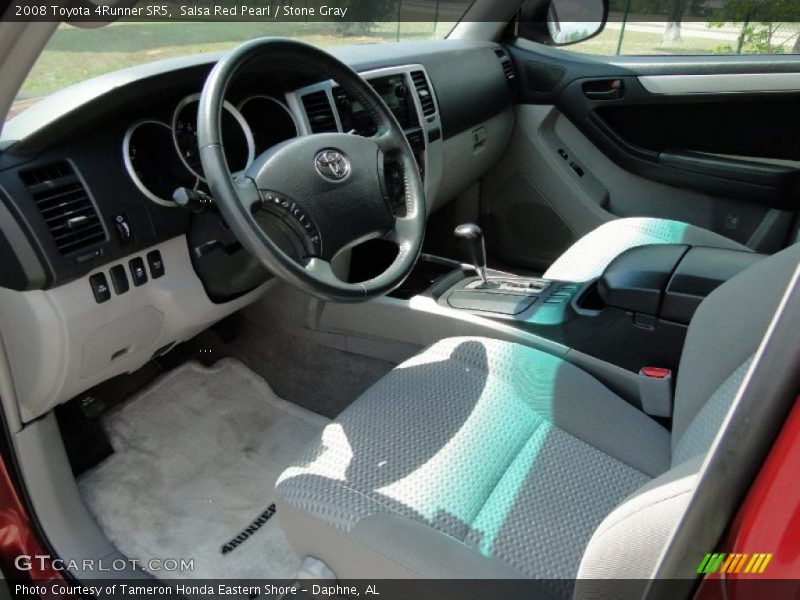 Salsa Red Pearl / Stone Gray 2008 Toyota 4Runner SR5