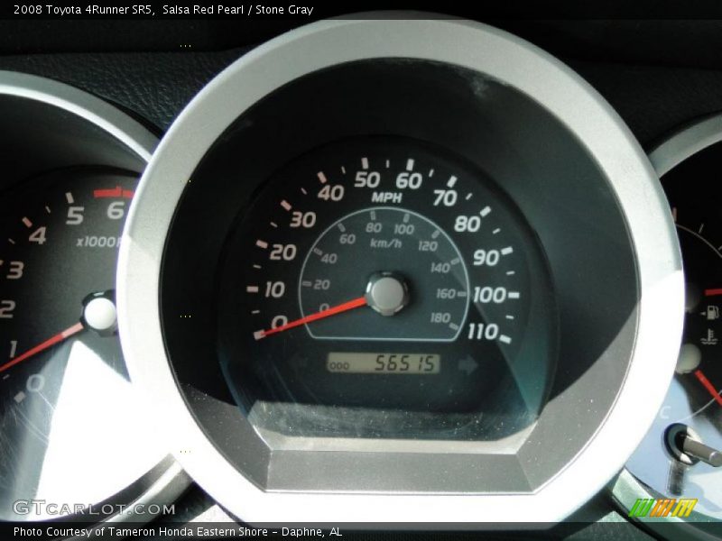 Salsa Red Pearl / Stone Gray 2008 Toyota 4Runner SR5