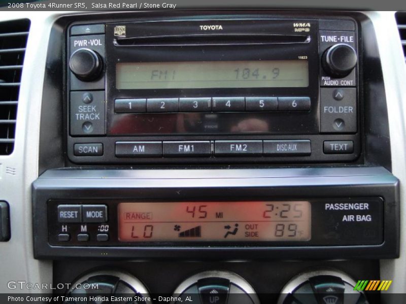 Salsa Red Pearl / Stone Gray 2008 Toyota 4Runner SR5