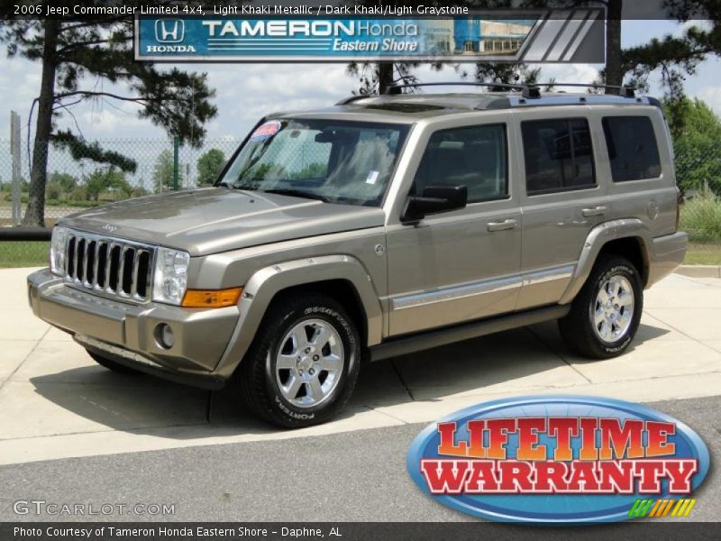 Light Khaki Metallic / Dark Khaki/Light Graystone 2006 Jeep Commander Limited 4x4