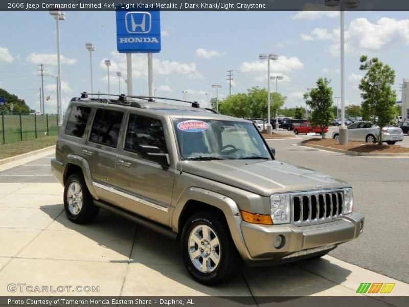 Light Khaki Metallic / Dark Khaki/Light Graystone 2006 Jeep Commander Limited 4x4