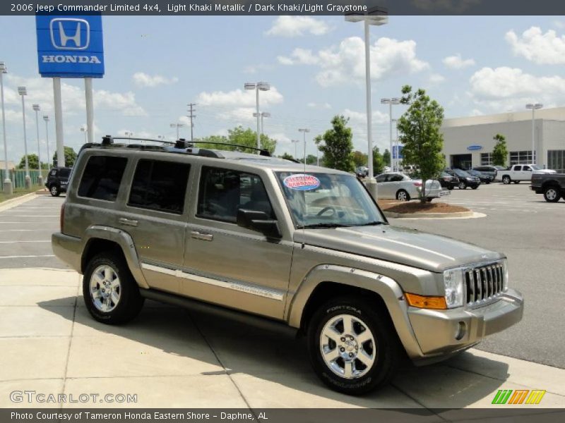 Light Khaki Metallic / Dark Khaki/Light Graystone 2006 Jeep Commander Limited 4x4