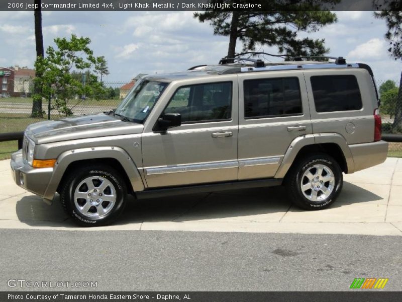 Light Khaki Metallic / Dark Khaki/Light Graystone 2006 Jeep Commander Limited 4x4