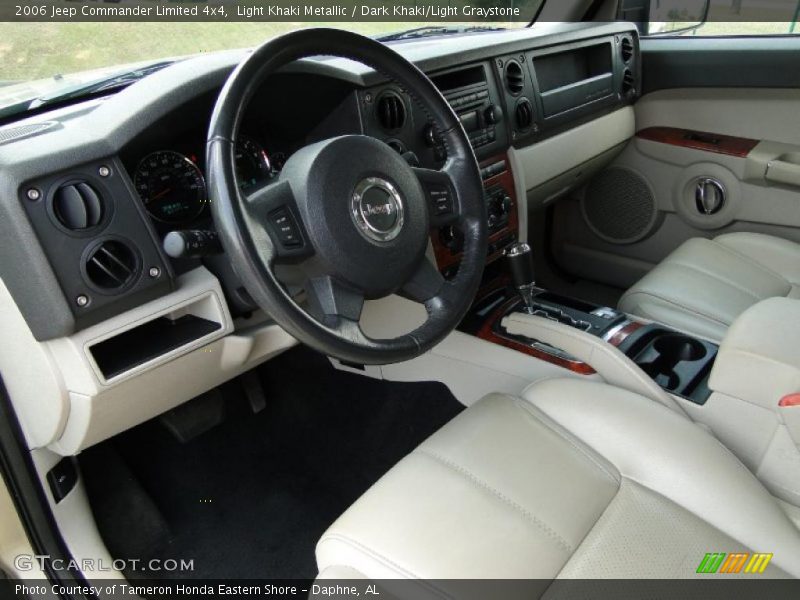 Light Khaki Metallic / Dark Khaki/Light Graystone 2006 Jeep Commander Limited 4x4