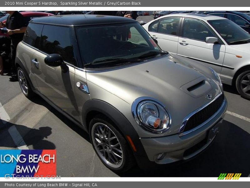 Sparkling Silver Metallic / Grey/Carbon Black 2010 Mini Cooper S Hardtop
