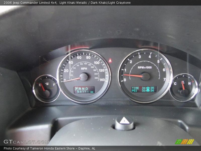 Light Khaki Metallic / Dark Khaki/Light Graystone 2006 Jeep Commander Limited 4x4