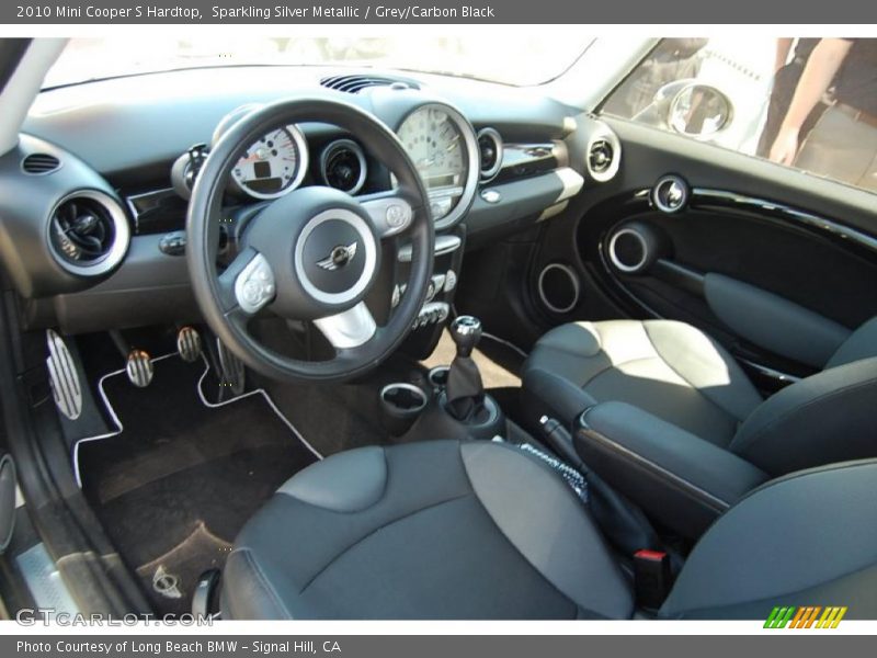 Sparkling Silver Metallic / Grey/Carbon Black 2010 Mini Cooper S Hardtop