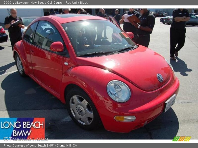 Red Uni / Black 2000 Volkswagen New Beetle GLS Coupe