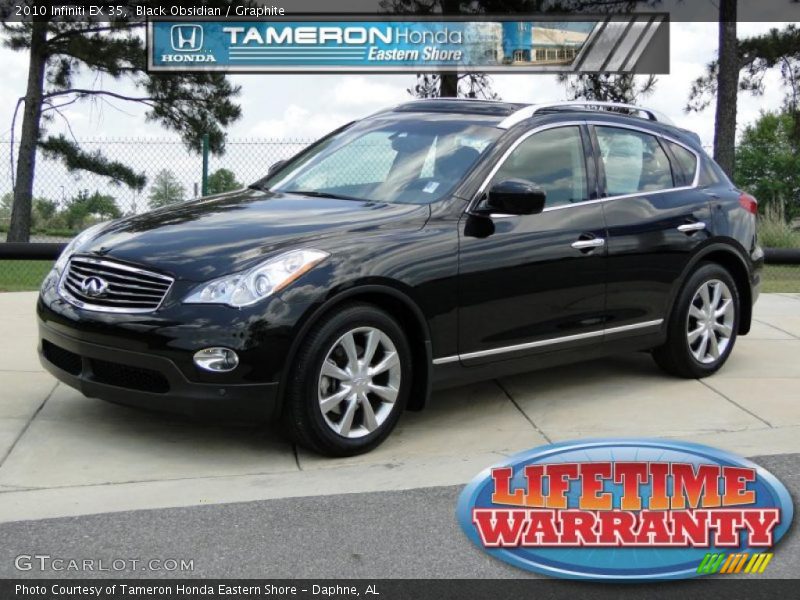 Black Obsidian / Graphite 2010 Infiniti EX 35