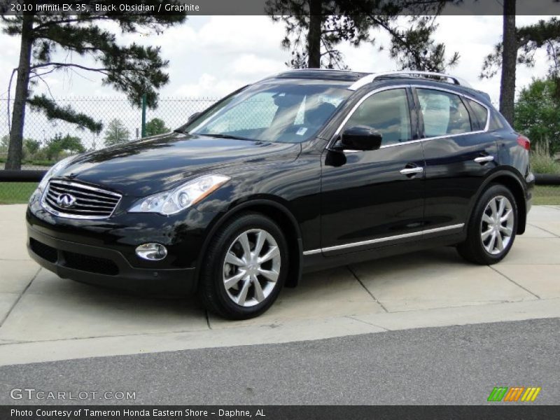 Front 3/4 View of 2010 EX 35