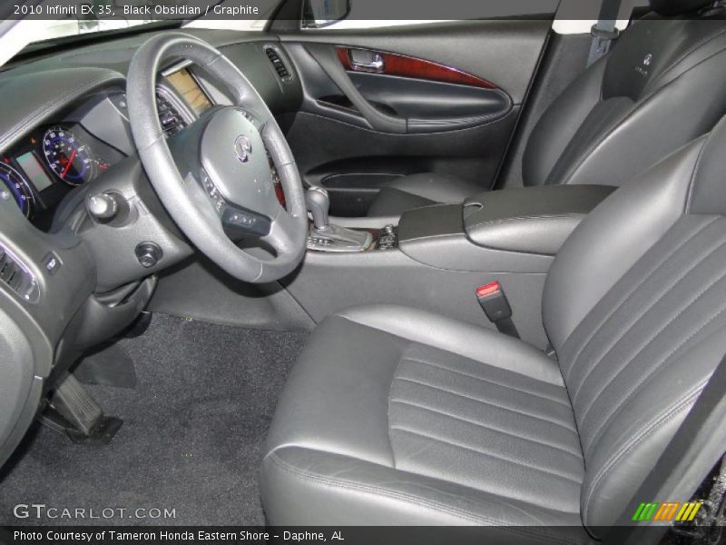  2010 EX 35 Graphite Interior