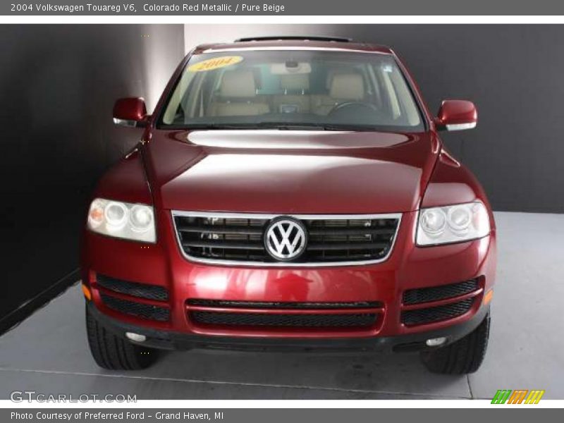 Colorado Red Metallic / Pure Beige 2004 Volkswagen Touareg V6