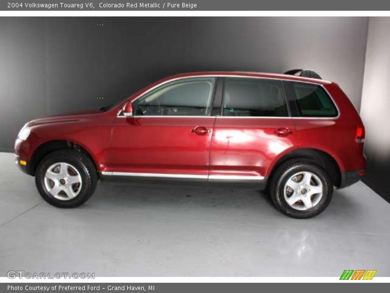 Colorado Red Metallic / Pure Beige 2004 Volkswagen Touareg V6