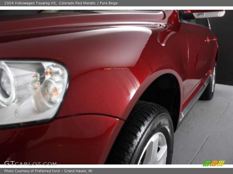 Colorado Red Metallic / Pure Beige 2004 Volkswagen Touareg V6
