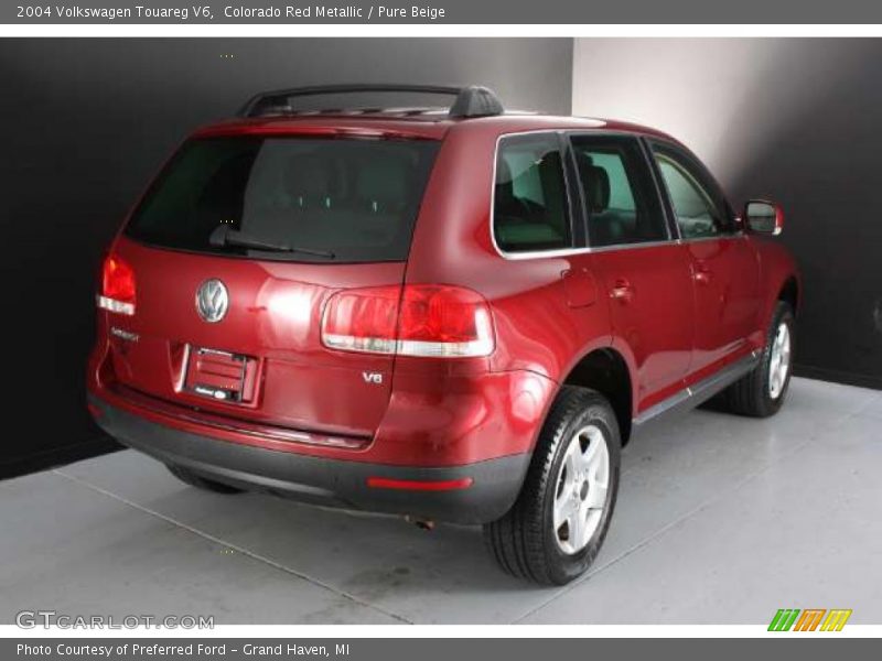 Colorado Red Metallic / Pure Beige 2004 Volkswagen Touareg V6