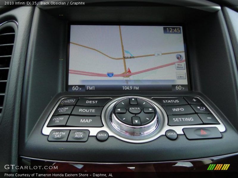 Navigation of 2010 EX 35