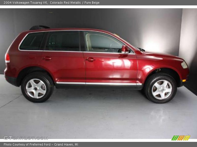 Colorado Red Metallic / Pure Beige 2004 Volkswagen Touareg V6