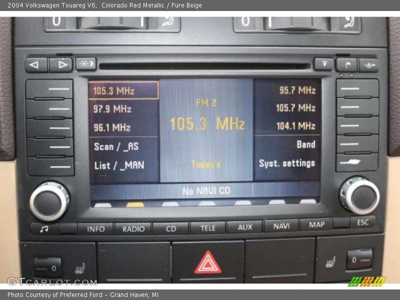 Colorado Red Metallic / Pure Beige 2004 Volkswagen Touareg V6