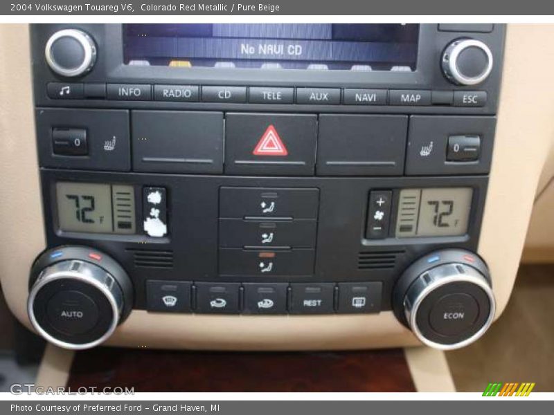 Colorado Red Metallic / Pure Beige 2004 Volkswagen Touareg V6