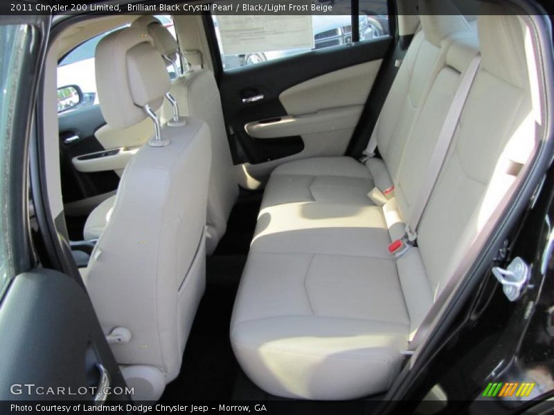 Brilliant Black Crystal Pearl / Black/Light Frost Beige 2011 Chrysler 200 Limited