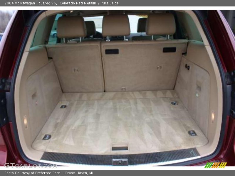 Colorado Red Metallic / Pure Beige 2004 Volkswagen Touareg V6