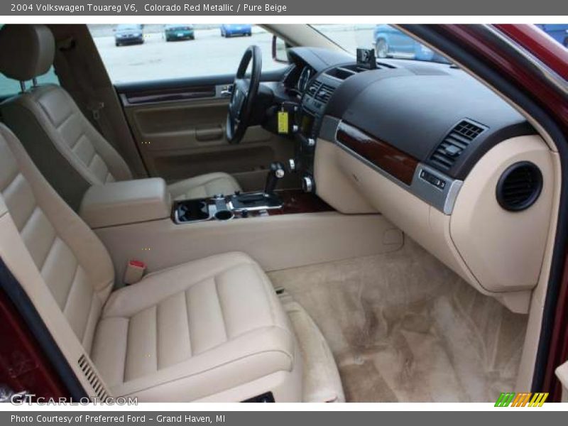 Colorado Red Metallic / Pure Beige 2004 Volkswagen Touareg V6