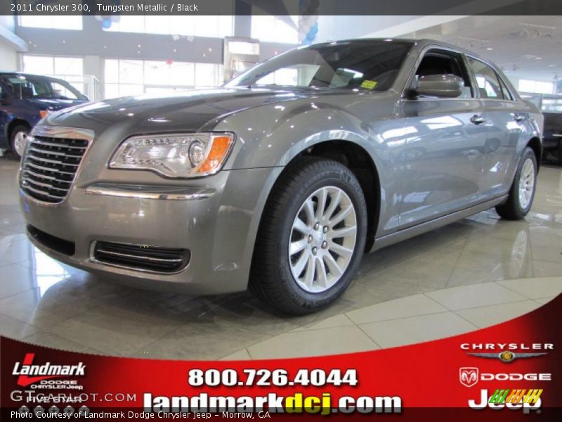 Tungsten Metallic / Black 2011 Chrysler 300