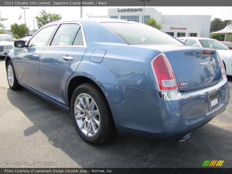 Sapphire Crystal Metallic / Black 2011 Chrysler 300 Limited