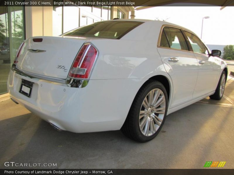 Bright White / Dark Frost Beige/Light Frost Beige 2011 Chrysler 300 C Hemi