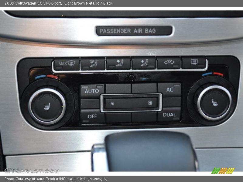 Light Brown Metallic / Black 2009 Volkswagen CC VR6 Sport