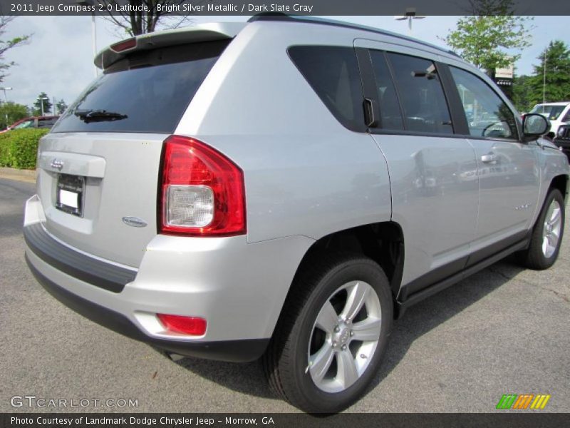 Bright Silver Metallic / Dark Slate Gray 2011 Jeep Compass 2.0 Latitude