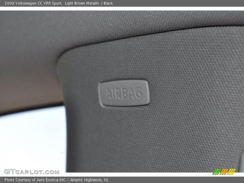 Light Brown Metallic / Black 2009 Volkswagen CC VR6 Sport