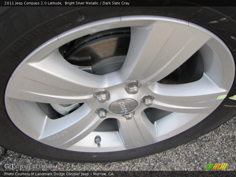 Bright Silver Metallic / Dark Slate Gray 2011 Jeep Compass 2.0 Latitude