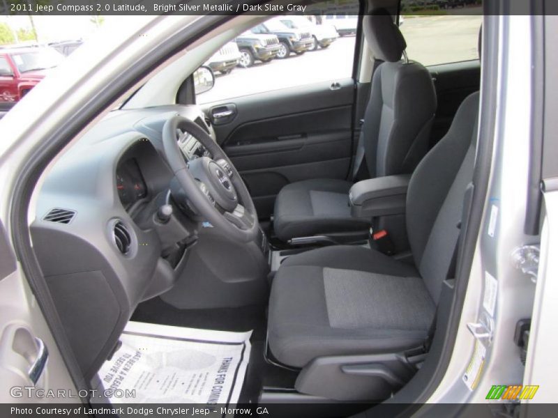 Bright Silver Metallic / Dark Slate Gray 2011 Jeep Compass 2.0 Latitude