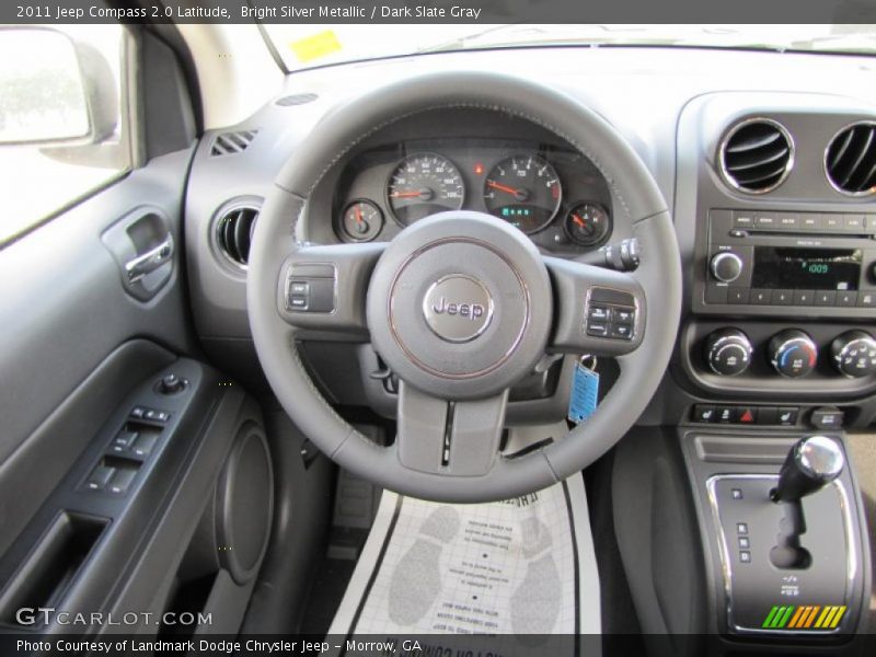Bright Silver Metallic / Dark Slate Gray 2011 Jeep Compass 2.0 Latitude