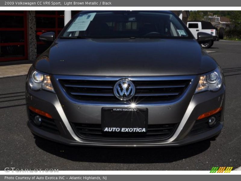 Light Brown Metallic / Black 2009 Volkswagen CC VR6 Sport