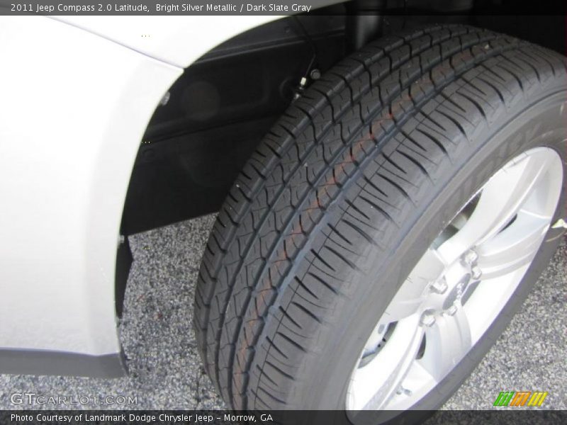 Bright Silver Metallic / Dark Slate Gray 2011 Jeep Compass 2.0 Latitude