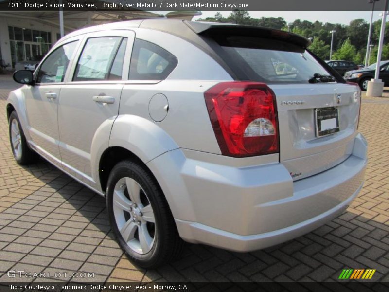 Bright Silver Metallic / Dark Slate/Medium Graystone 2011 Dodge Caliber Mainstreet