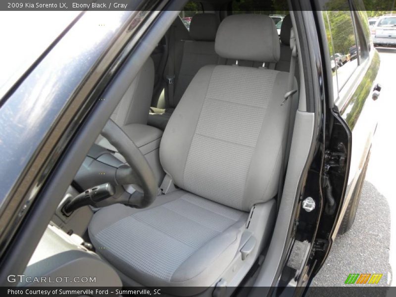 Ebony Black / Gray 2009 Kia Sorento LX
