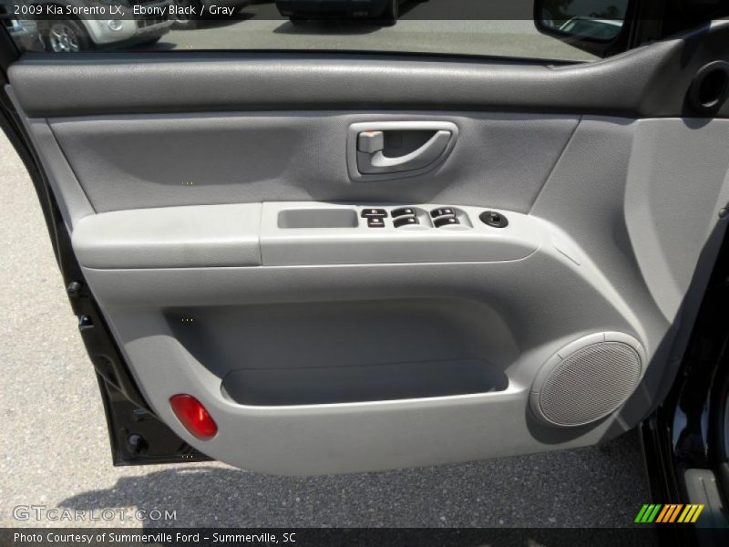 Ebony Black / Gray 2009 Kia Sorento LX