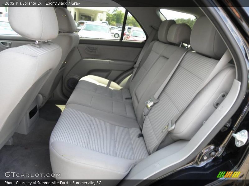 Ebony Black / Gray 2009 Kia Sorento LX