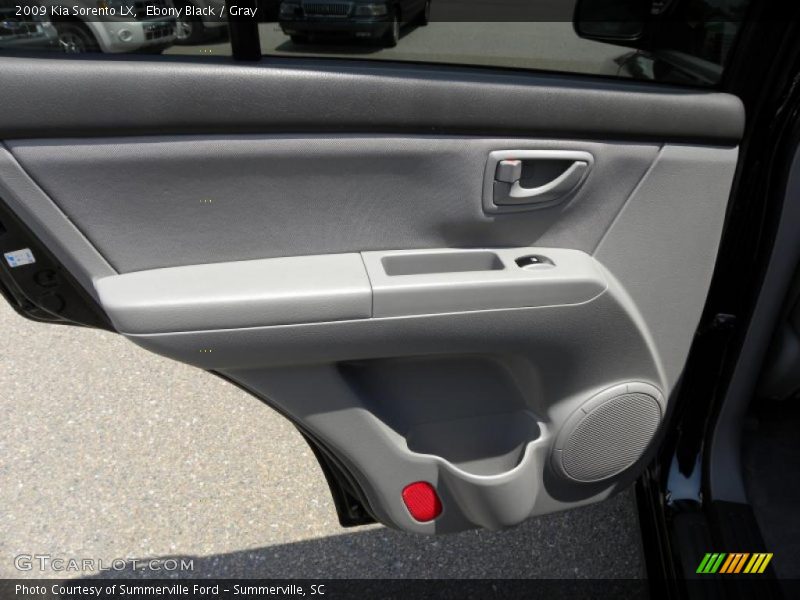 Ebony Black / Gray 2009 Kia Sorento LX
