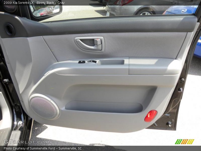 Ebony Black / Gray 2009 Kia Sorento LX