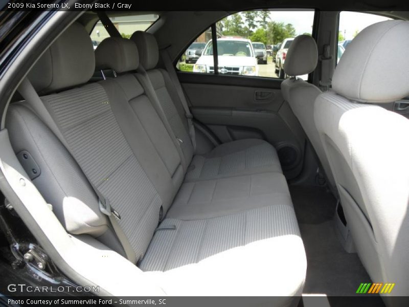 Ebony Black / Gray 2009 Kia Sorento LX