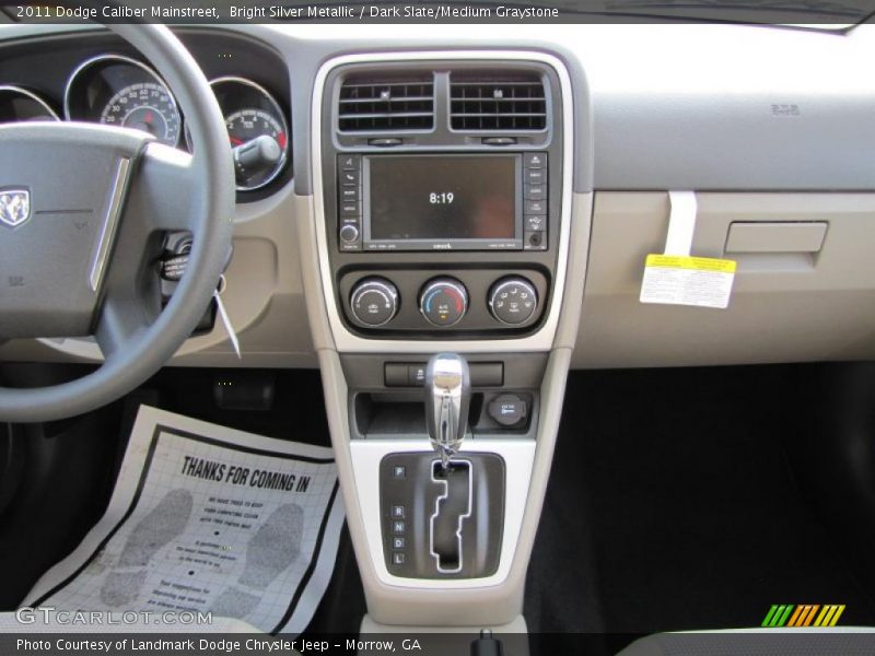 Bright Silver Metallic / Dark Slate/Medium Graystone 2011 Dodge Caliber Mainstreet
